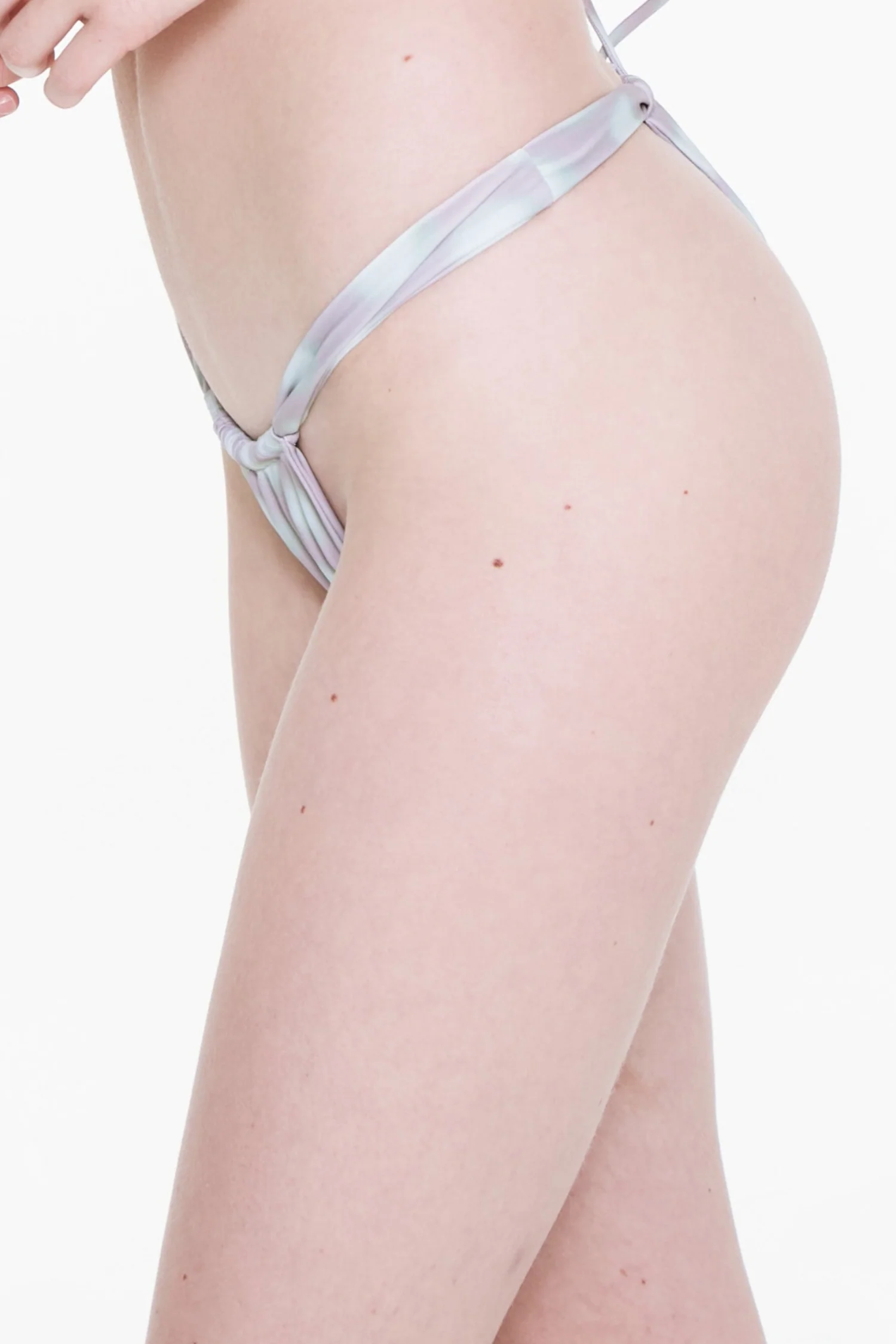 BALI BIKINI BOTTOM - MINT BLURRED DOT - Image 5