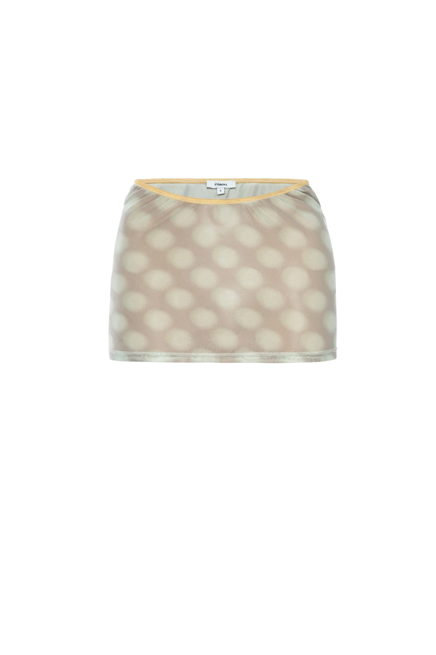 ELEKTRA SKIRT - MINT BLURRED DOT - Image 3