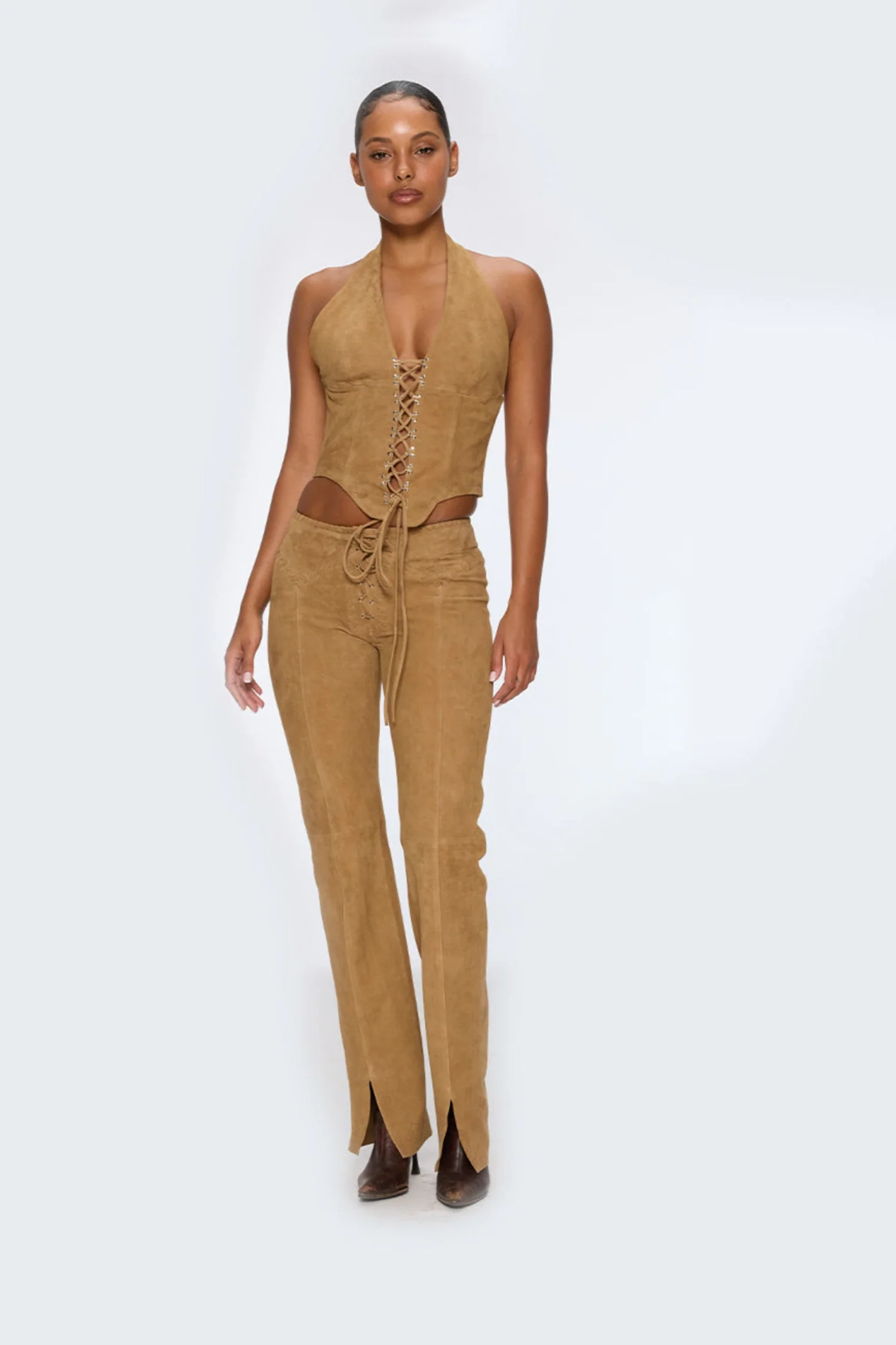 ELEMENT PANT - TAN SUEDE - Image 3