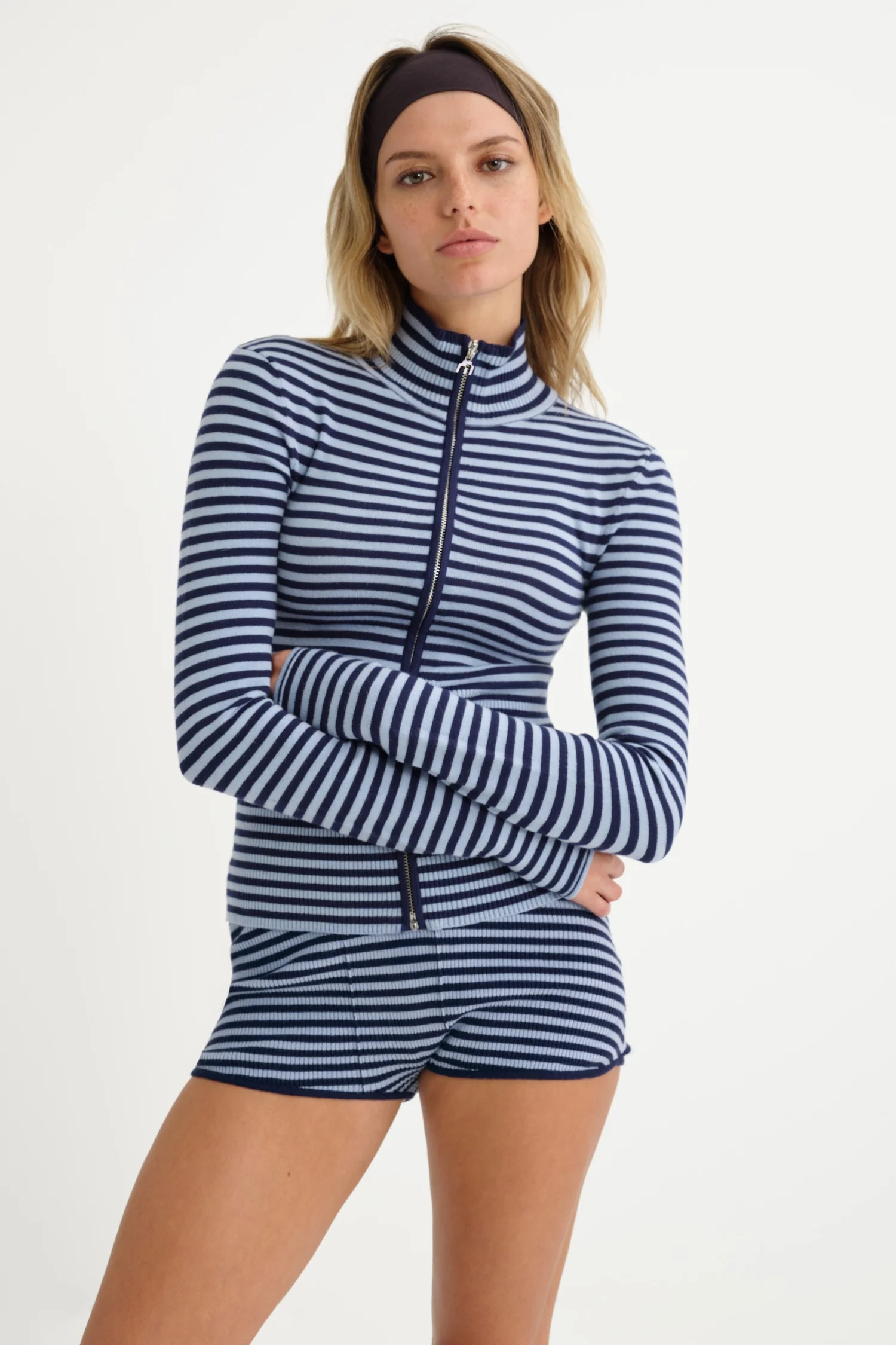 EMILIA SHORT - BLUE STRIPE - Image 6