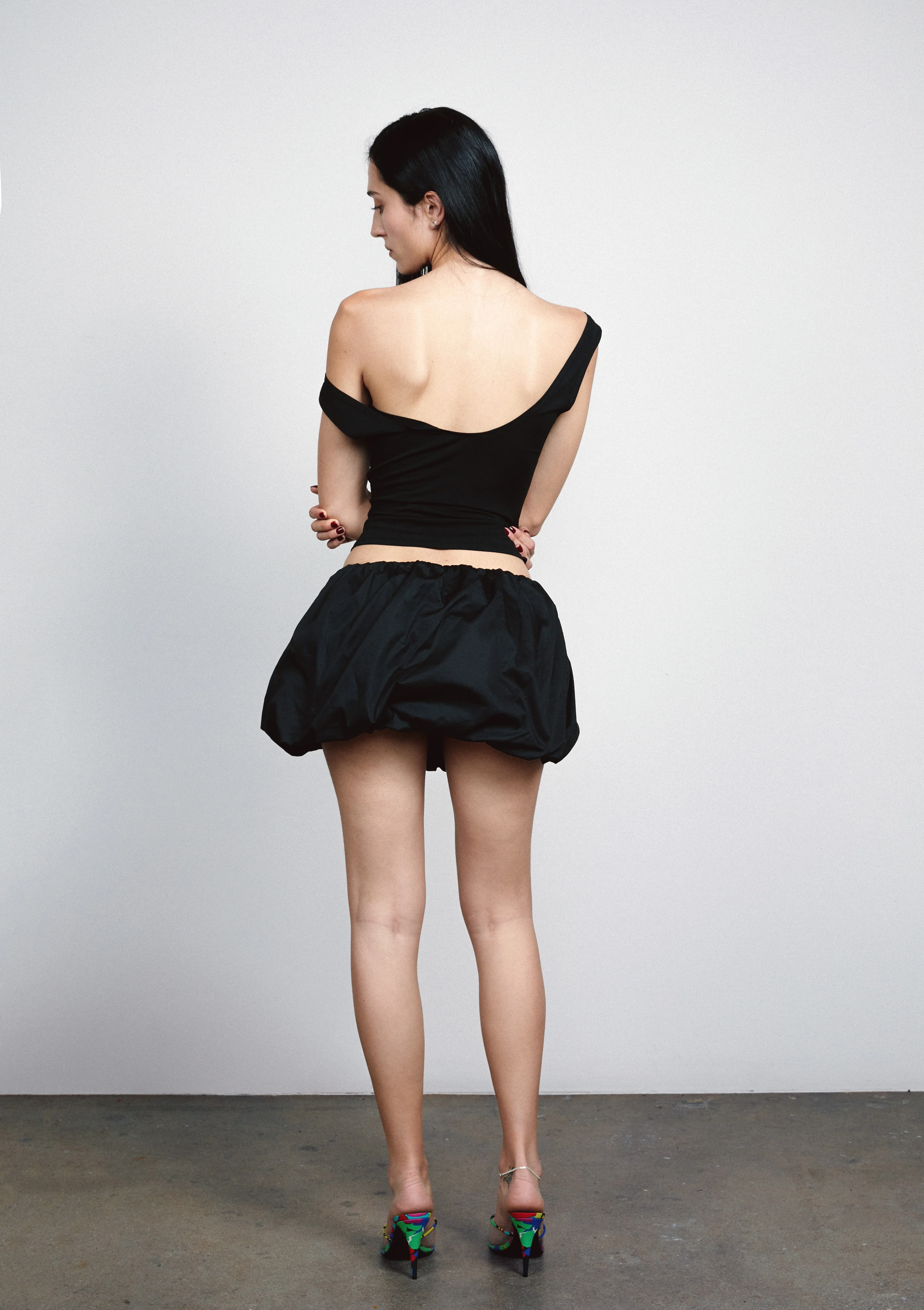 GRACE SKORT - BLACK - Image 5