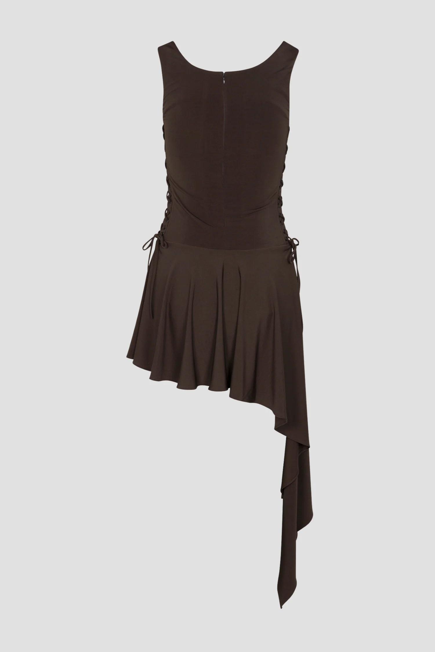 IMOGENE DRESS - CHOCOLATE - Image 3