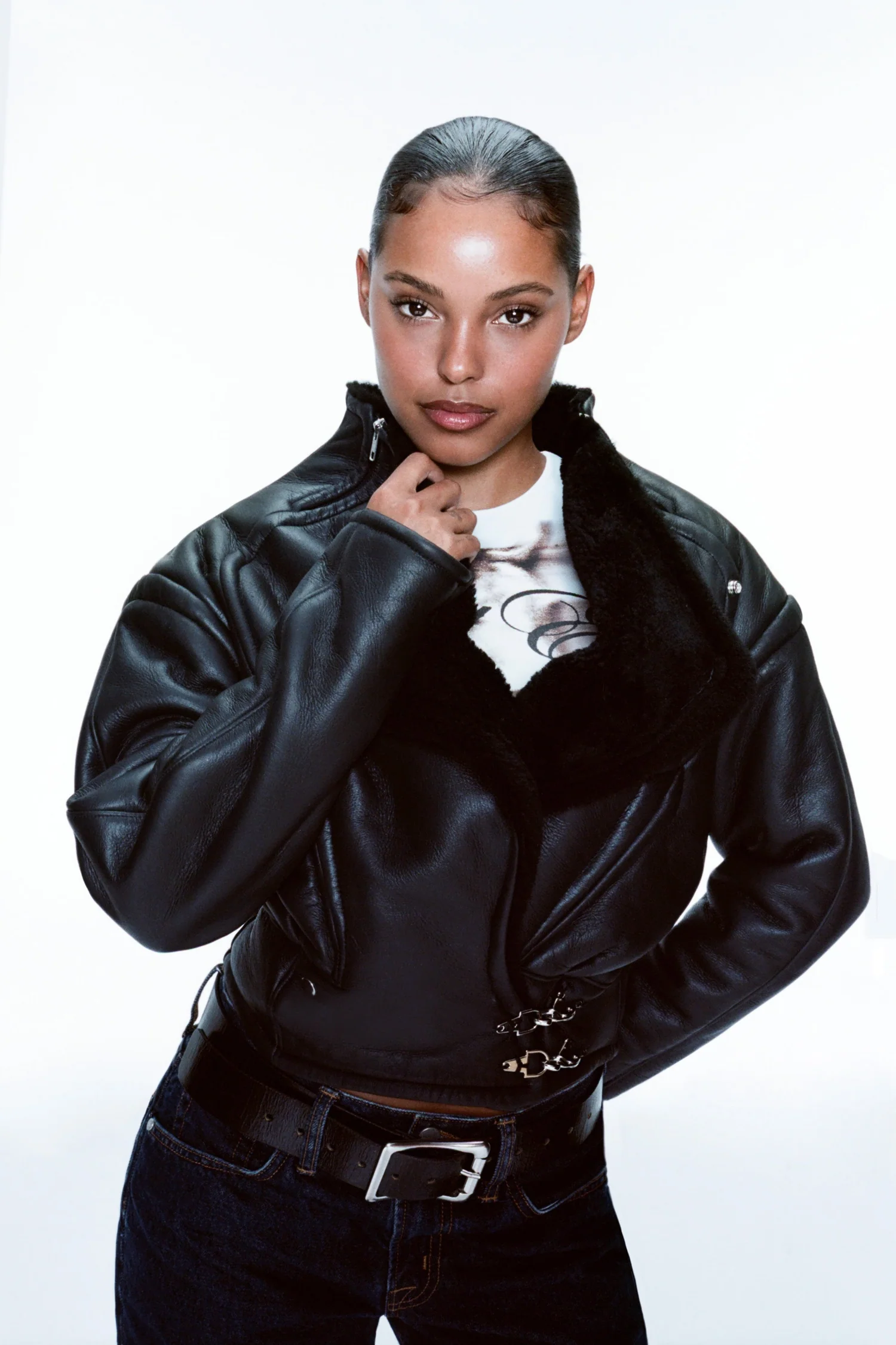 ISIOLA JACKET - BLACK LEATHER - Image 4