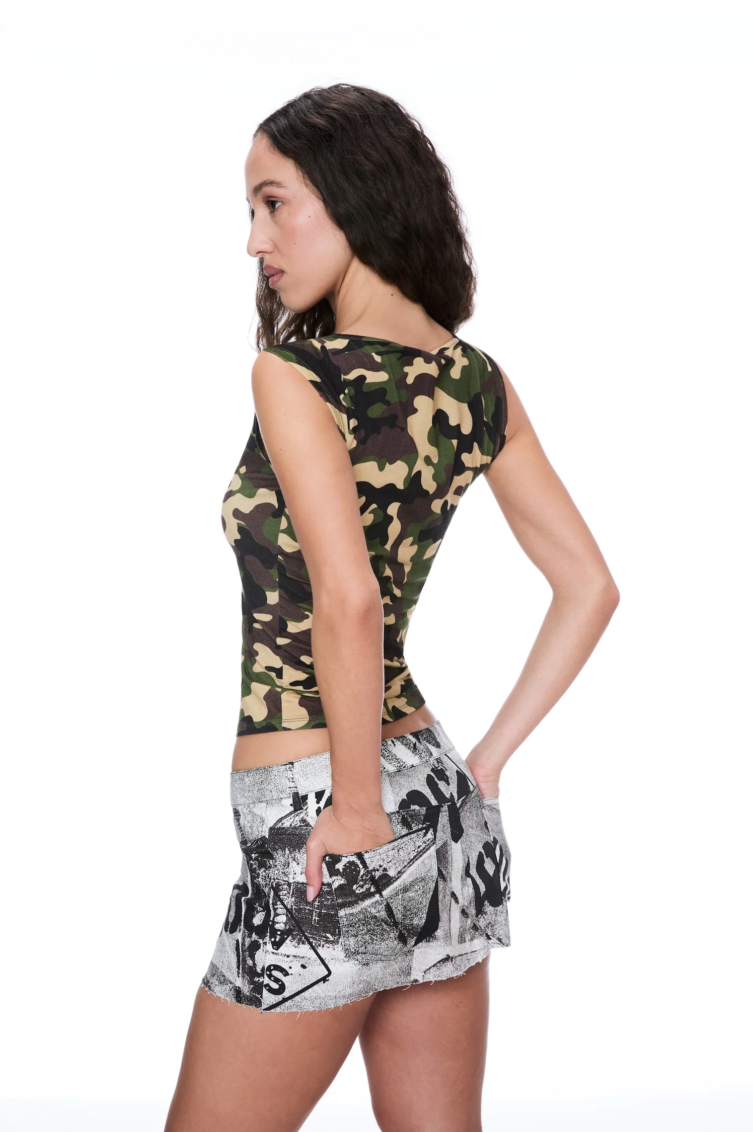 KELLY TOP - CAMO - Image 3