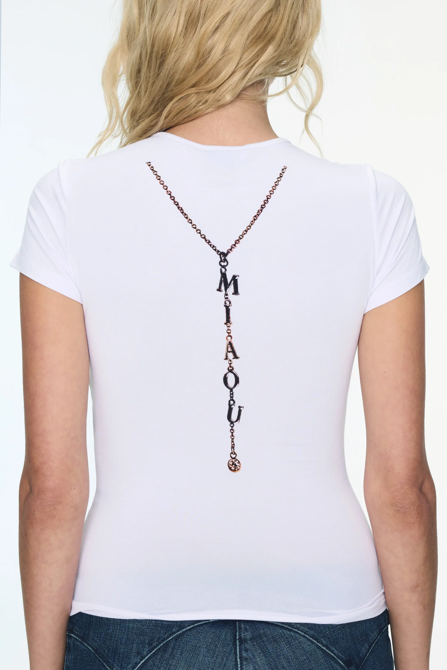 MINI TEE - CHAIN PRINT - Image 3