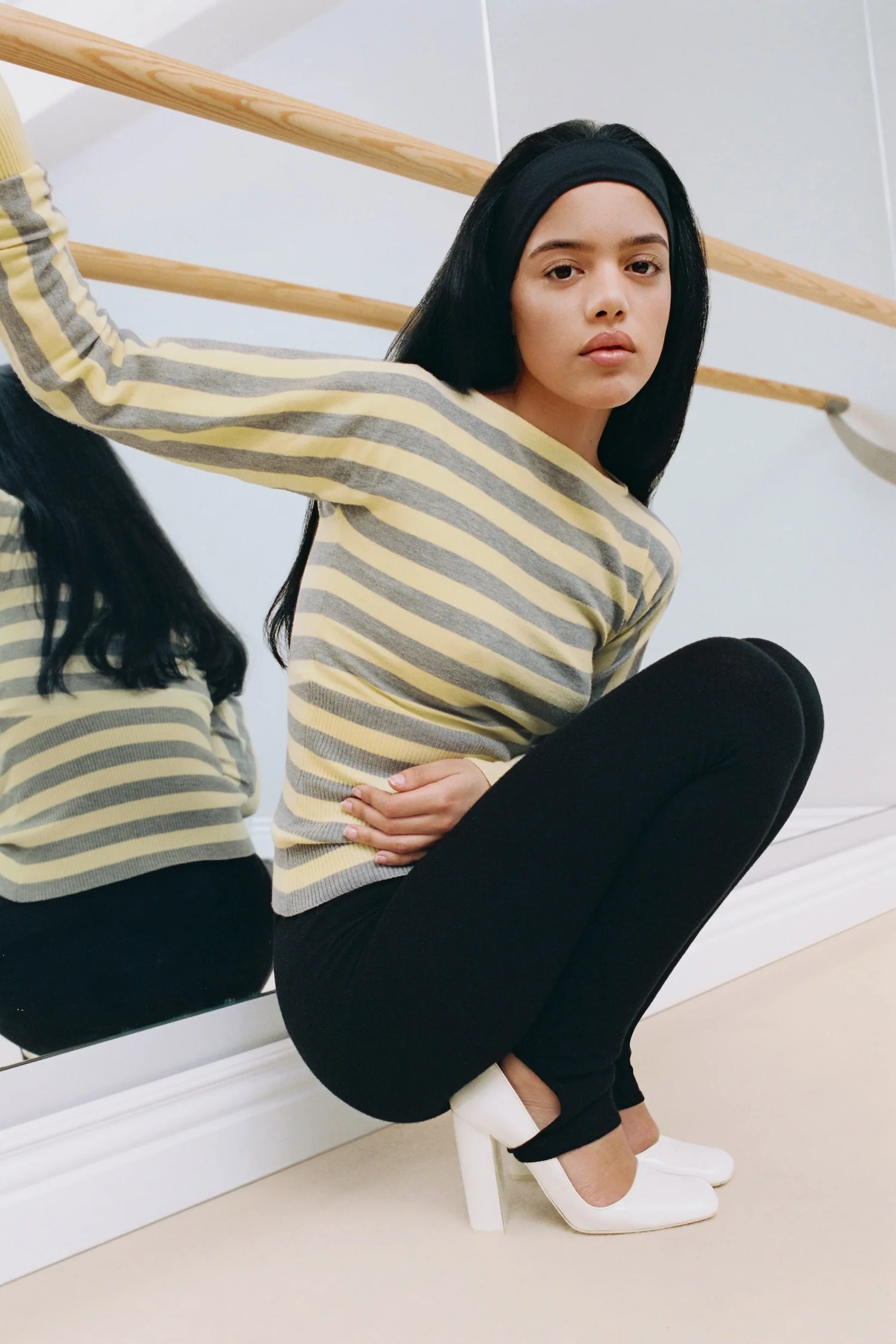 ODESSA TOP - BUTTER STRIPE - Image 5