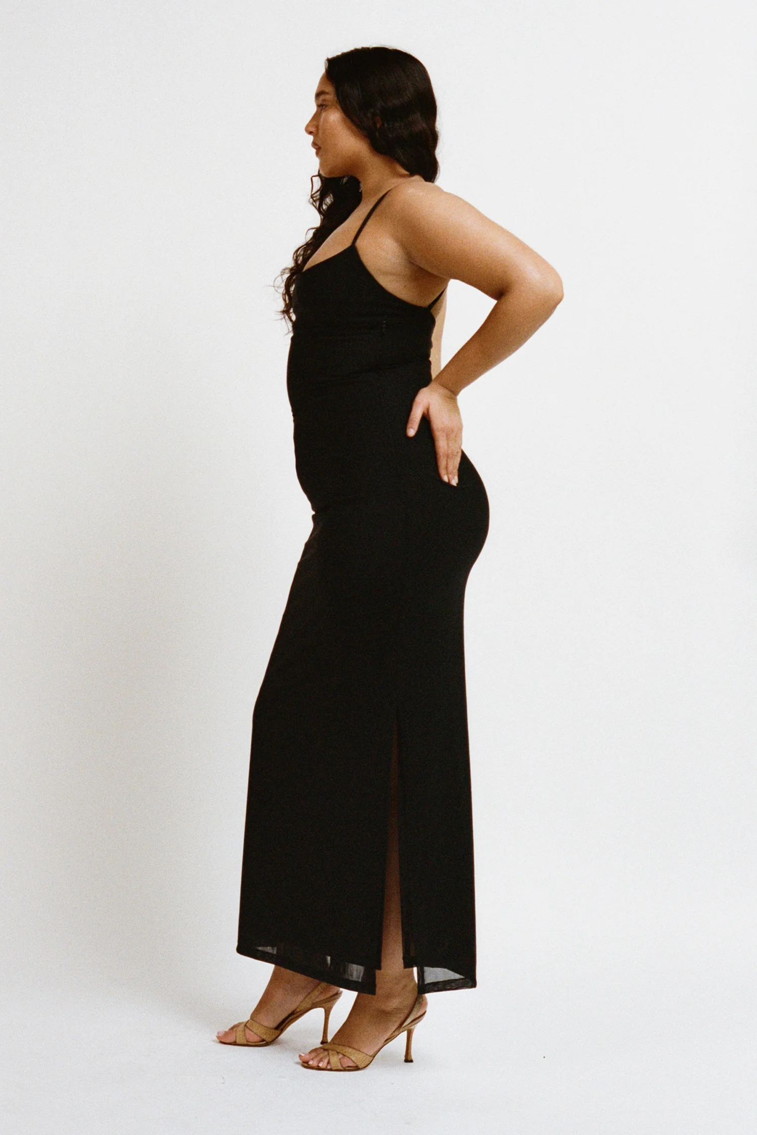THAIS DRESS - BLACK - Image 4